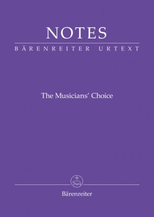 Notizbuch Notes -The Musician's Choice Umschlag Faur�-lila (Mindestabnahme 10 Stk)