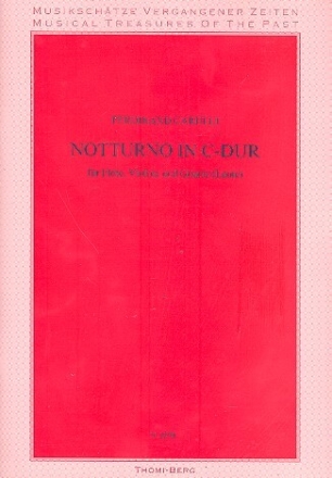 Notturno C-Dur f�r Fl�te, Violine und Gitarre Partitur und Stimmen