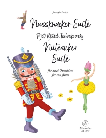 Nussknacker-Suite f�r 2 Querfl�ten Spielpartitur