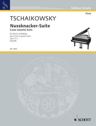 Nussknacker-Suite op.71a f�r Klavier zu 4 H�nden Spielpartitur