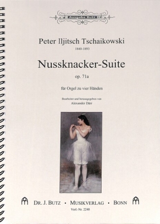 Nussknacker-Suite op.71a f�r Orgel zu 4 H�nden Spielpartitur, Ringbindung