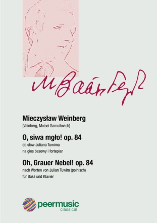 O grauer Nebel op.84 f�r Bass und Klavier (pol)