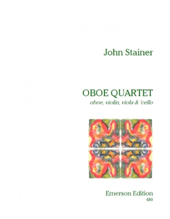 Oboe quartet for oboe, violin, viola and violoncello score and parts