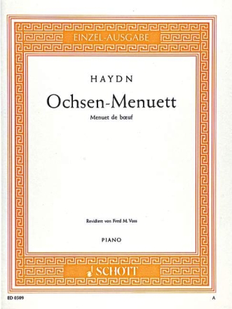 Ochsen-Menuett Hob. IX:27 f�r Klavier