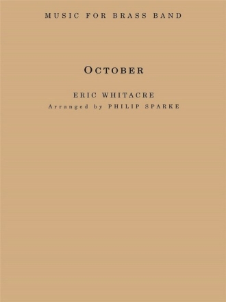 October for brass band score and parts