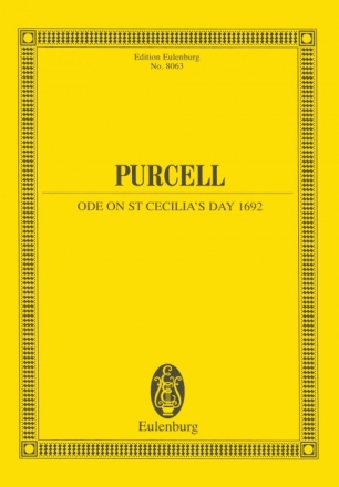 Ode on St Cecilia's Day 1692 Z328 f�r Soli, gem Chor und Orchester Studienpartitur