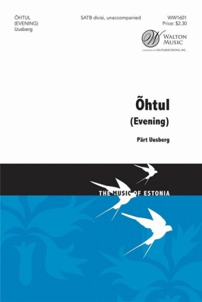 �thul (Evening) for mixed choir divisi unaccompanied choral score (est)
