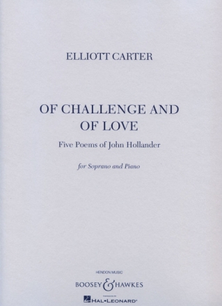 Of Challenge and of Love f�r Sopran und Klavier Partitur (en)