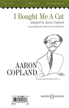 Old American Songs I f�r Sopran (Tenor), gemischter Chor (SATB) und Klavier Chorpartitur