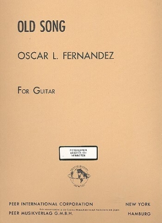 Old Song f�r Gitarre