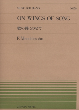 On Wings of Song f�r Klavier