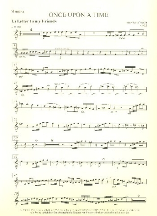 Once upon a Time f�r Zupforchester Mandola