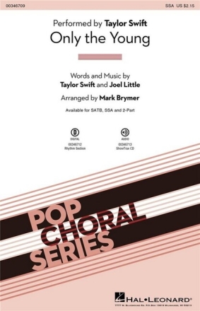 Only The Young for female choir (SSA) and piano choral score