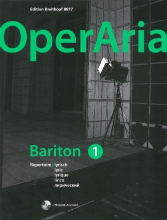 OperAria Bariton Band 1 - Repertoire lyrisch (+ mp3-CD +pdf) f�r Bariton und Klavier