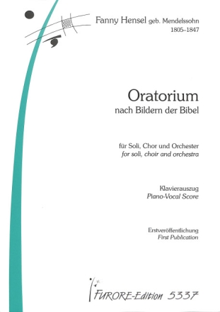 Oratorium nach Bildern der Bibel f�r Soli, gem Chor und Orchester Klavierauszug