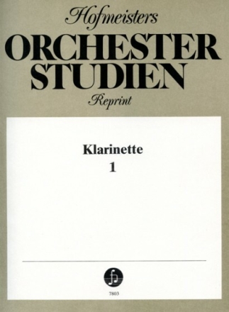 Orchesterstudien Band 1 f�r Klarinette