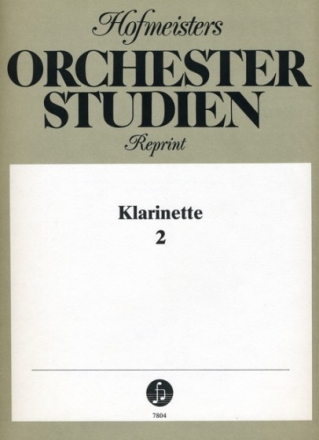 Orchesterstudien Band 2 f�r Klarinette