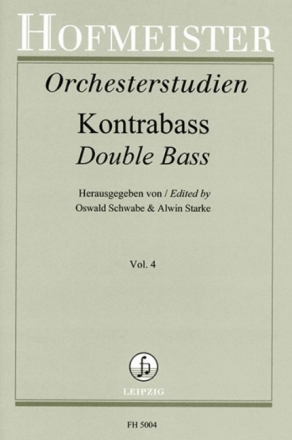 Orchesterstudien Band 4 f�r Kontraba�