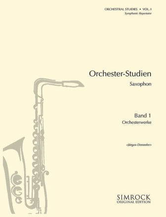 Orchesterstudien f�r Saxophon Band 1 Orchesterwerke