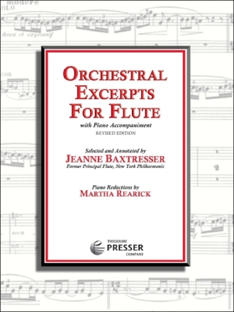 Orchestral Excerpts for flute with piano accompaniment