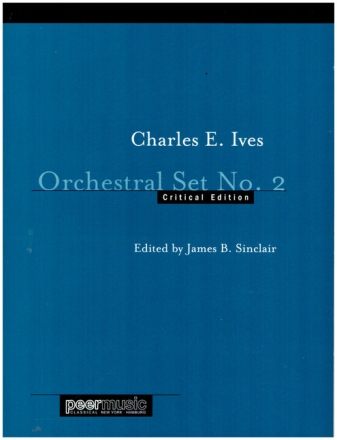 Orchestral Set No.2 f�r Orchester Partitur (mit kritischem Kommentar)