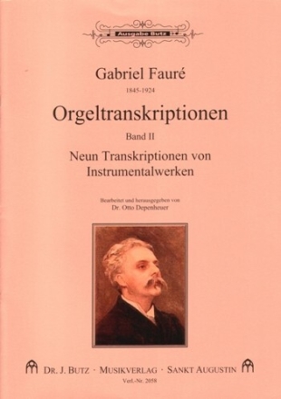 Orgeltranskriptionen Band 2 Transkriptionen von Instrumentalwerken
