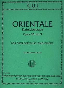 Orientale Kaleidoscope op.50,9 VIOLONCELLO AND PIANO