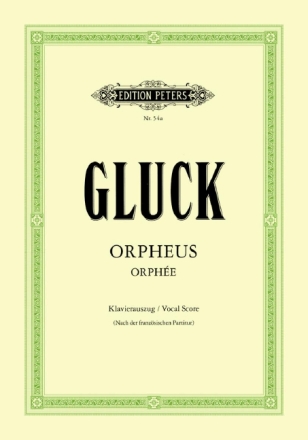 Orpheus und Eurydike Oper in 3 Akten Klavierauszug
