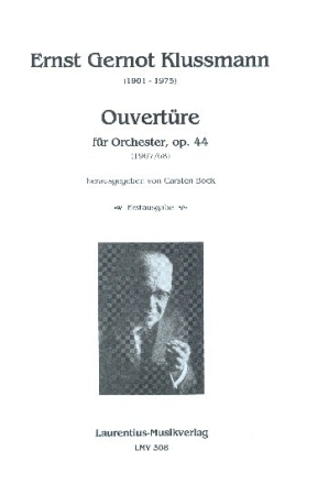 Ouvert�re op.44 f�r Orchester Partitur