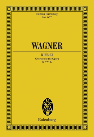 Ouvert�re zu Rienzi WWV49 f�r Orchester Studienpartitur