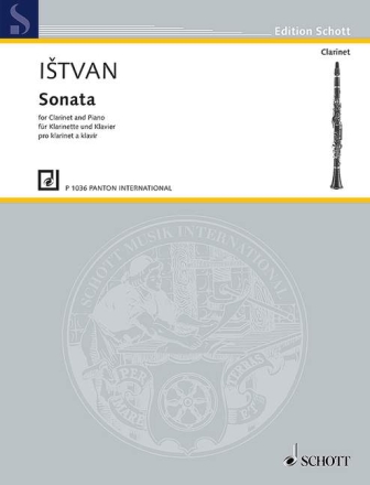 P1036  M.Istvan, Sonata (1954) f�r Klarinette und Klavier