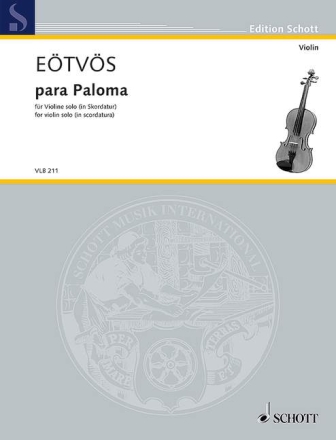 Para Paloma f�r Violine (in Skordatur)