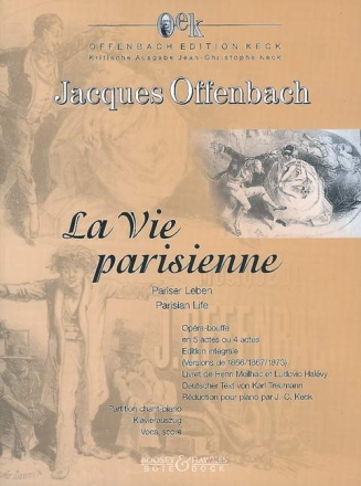 Pariser Leben Klavierauszug (dt/fr) La vie parisienne
