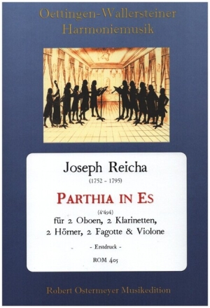 Parthia in Es (494) f�r 2 Oboen, 2 Klarinetten, 2 H�rner, 2 Fagotte und Violone Partitur und Stimmen
