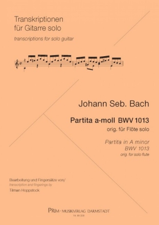 Partita a-moll BWV1013 f�r Fl�te f�r Gitarre
