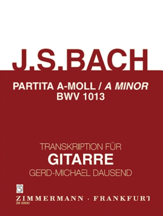 Partita a-Moll BWV1013 f�r Traversfl�te f�r Gitarre