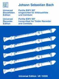 Partita BWV997 f�r Altblockfl�te und Cembalo