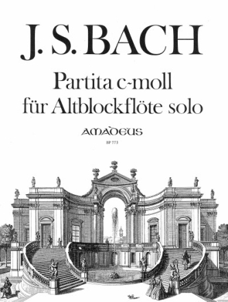 Partita c-Moll f�r Altblockfl�te (mit Faksimile)
