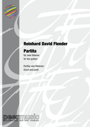 Partita f�r 2 Gitarren Partitur und  Stimmen
