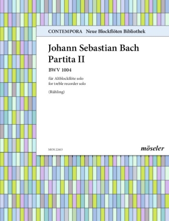 Partita Nr.2 BWV1004 f�r Altblockfl�te
