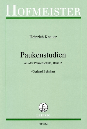 Paukenstudien aus der Paukenschule BAND 2