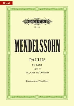 Paulus op.36 f�r Soli, Chor und Orchester Klavierauszug (dt/en)