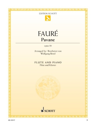 Pavane op. 50 f�r Fl�te und Klavier