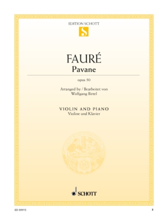 Pavane op. 50 f�r Violine und Klavier