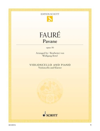 Pavane op. 50 f�r Violoncello und Klavier