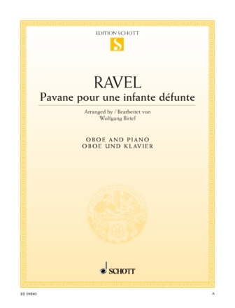 Pavane pour une infante d�funte f�r Oboe und Klavier