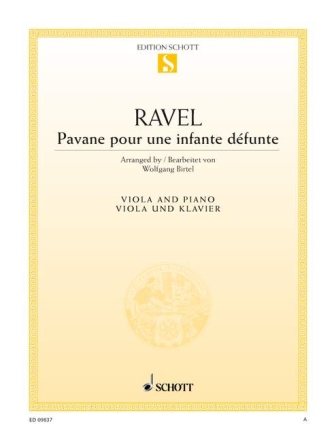 Pavane pour une infante d�funte f�r Viola und Klavier