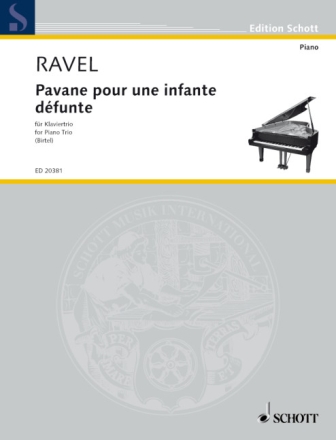 Pavane pour une infante d�funte f�r Violine, Violoncello und Klavier Stimmen