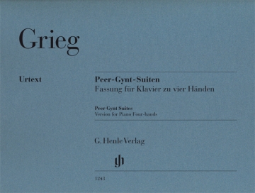 Peer-Gynt-Suiten f�r Klavier zu 4 H�nden Spielpartitur