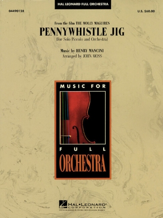 Pennywhistle Jig for solo piccolo and orchestra score